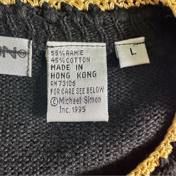 Rare Michael Simon Circus Collectible Sweater Cardigan Christmas sz L - Picture 17 of 17